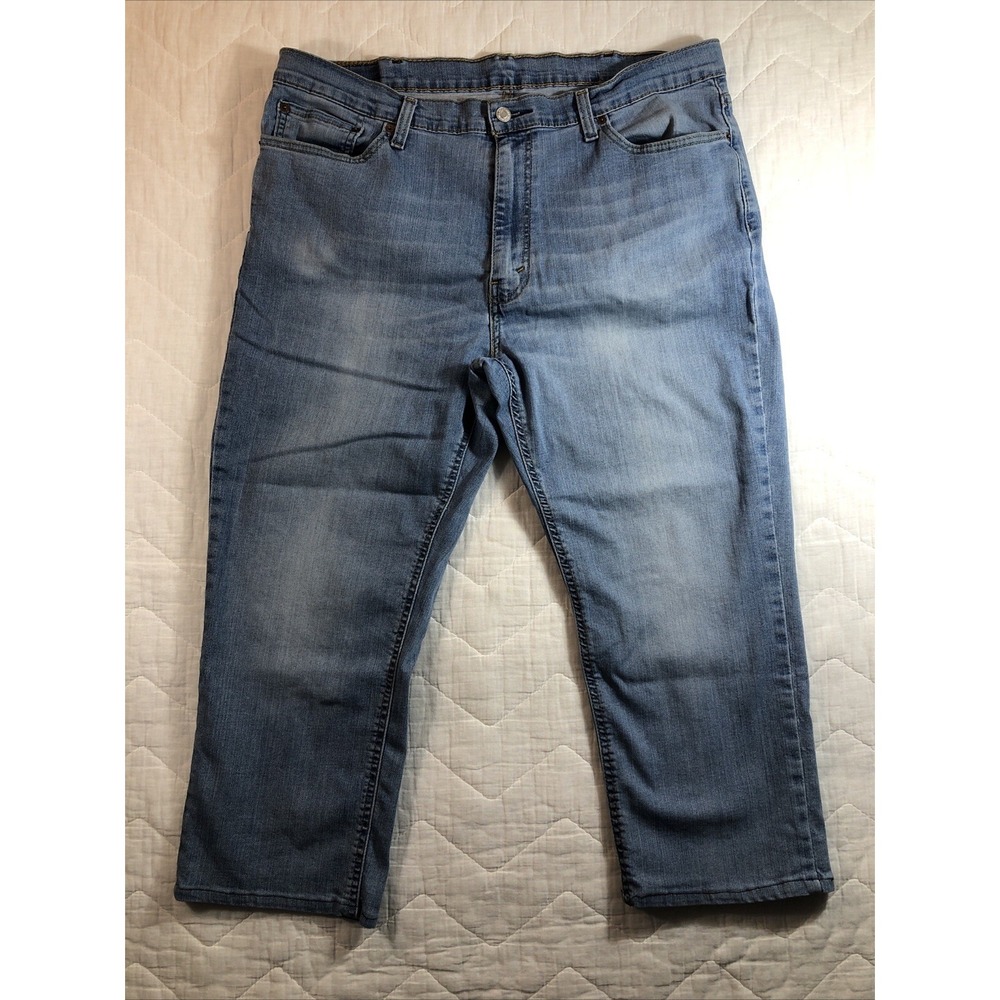Levi's 541 Jeans Men's Size 40X30 Denim Blue Straight Leg (39x22.5) *re-hemmed‎